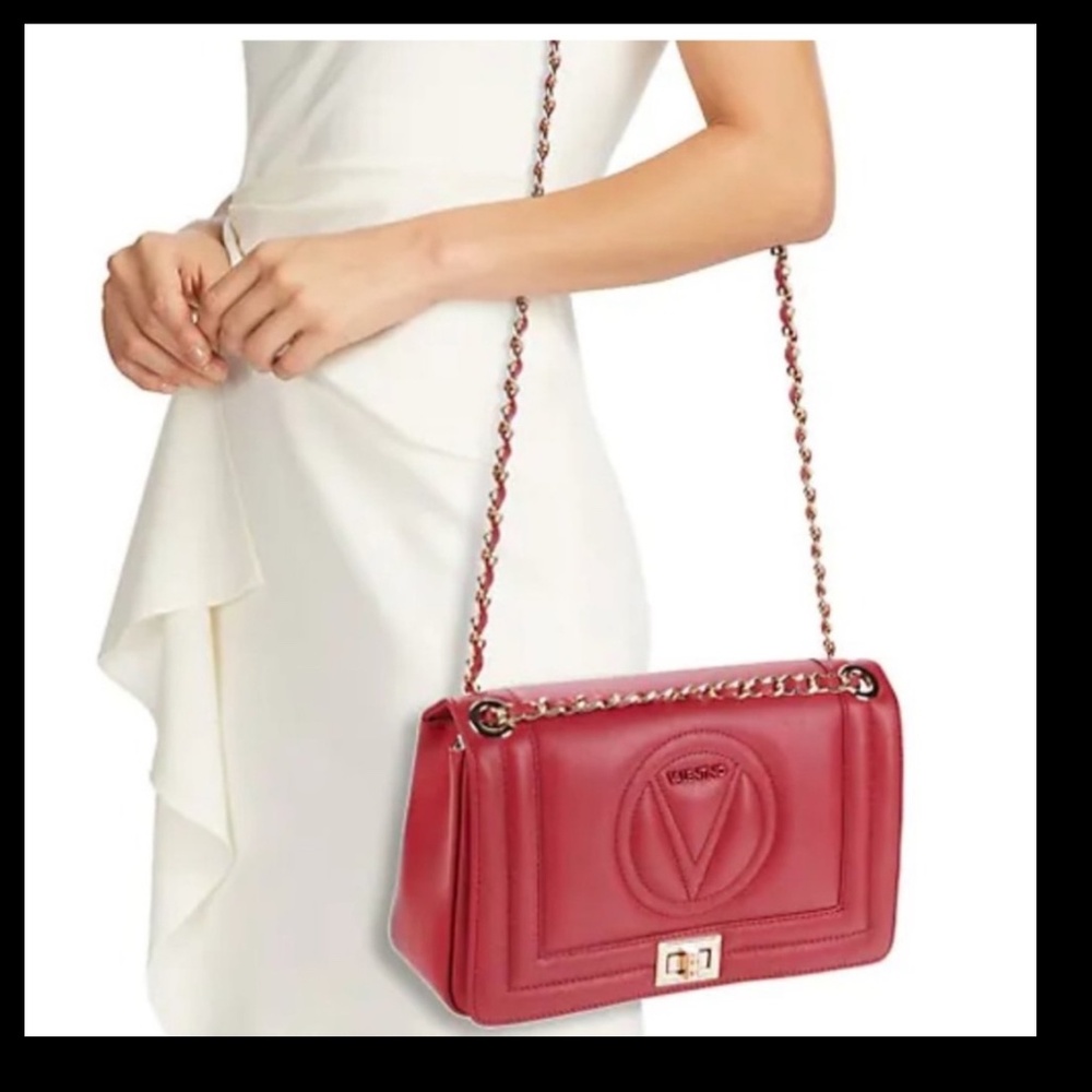 Valentino by Mario Valentino Alice Leather Shoulder Bag NWT